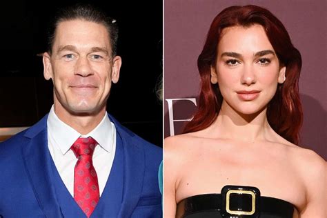 Dua Lipa y John Cena forman una relación especial tras el rodaje。